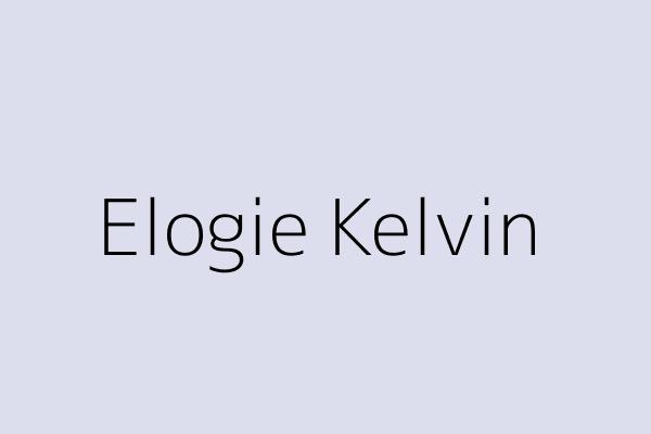 Elogie Kelvin